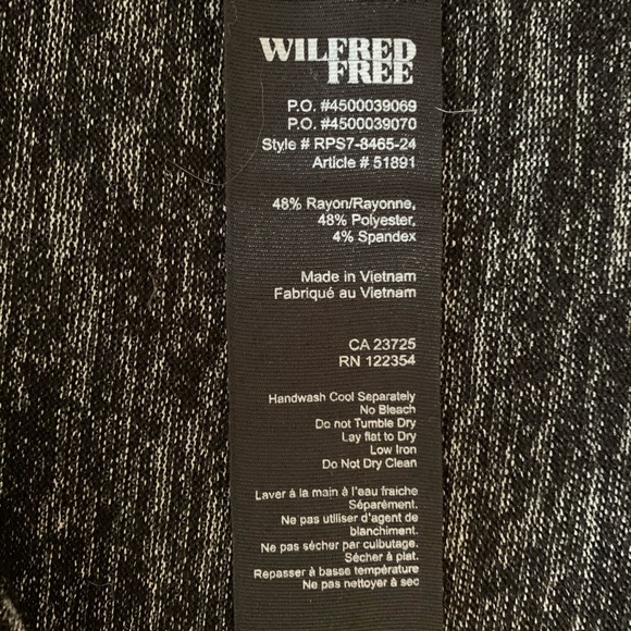 Wilfred FREE strapless black / grey dress - Picture 9 of 9